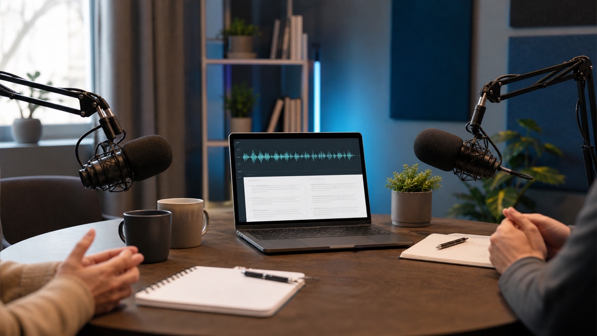 Transcripción de reuniones, entrevistas y podcasts: guía de flujo de trabajo