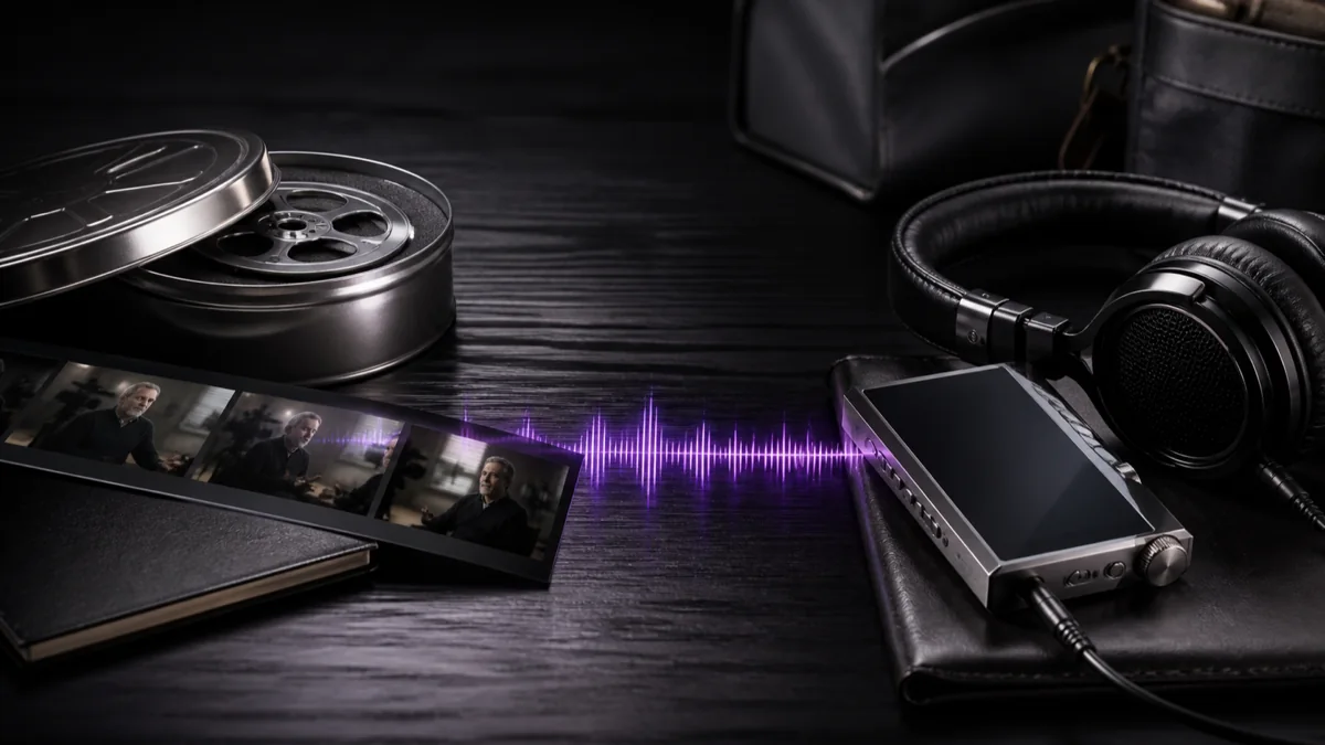 QuickTime movie container releasing an MP3 audio waveform